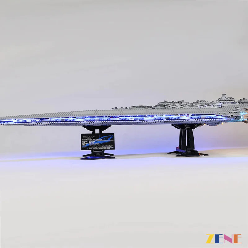 zene bricks Light Kit for LEGO Star Wars Super Star Destroyer #10221