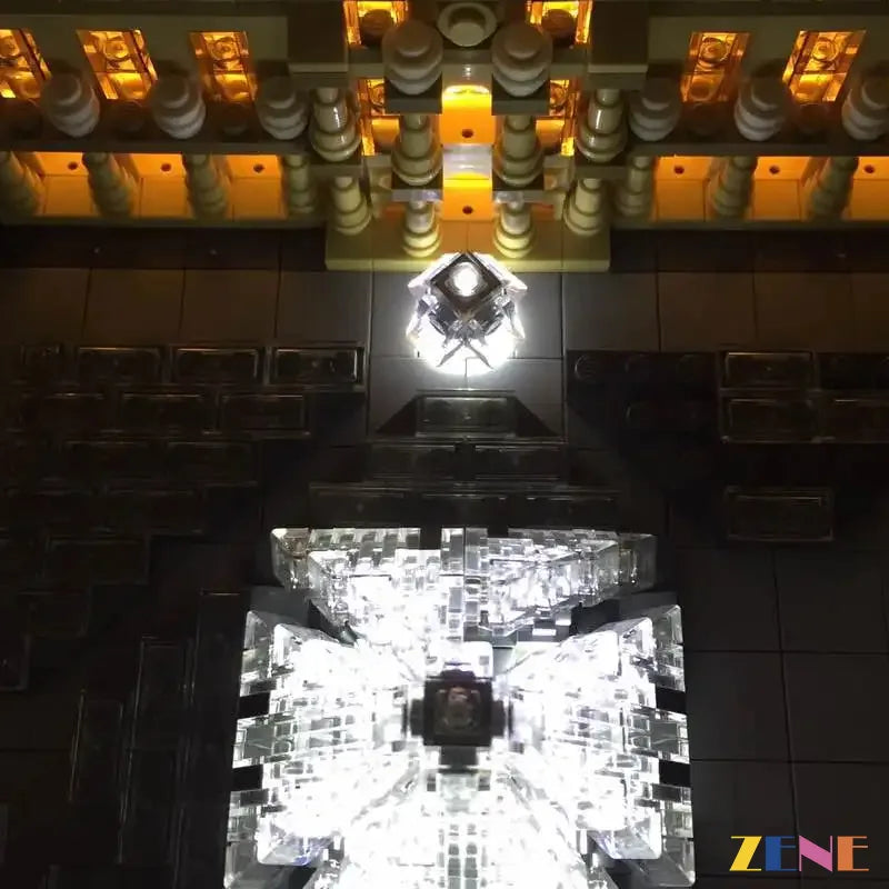 zene bricks Light Kit for LEGO Louvre #21024