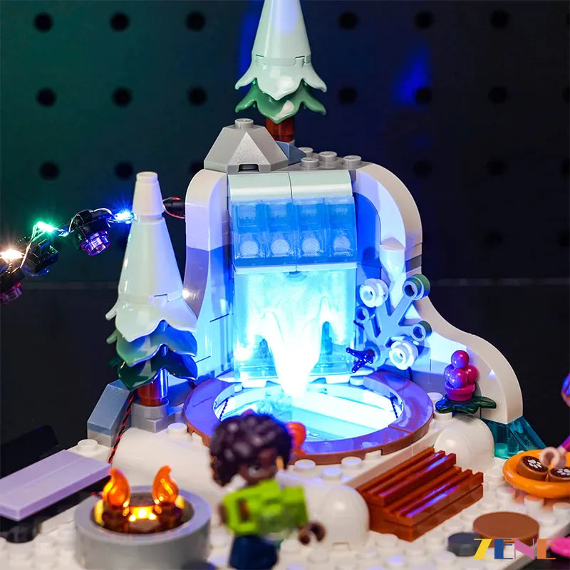 zene bricks Light Kit for LEGO Igloo Holiday Adventure #41760