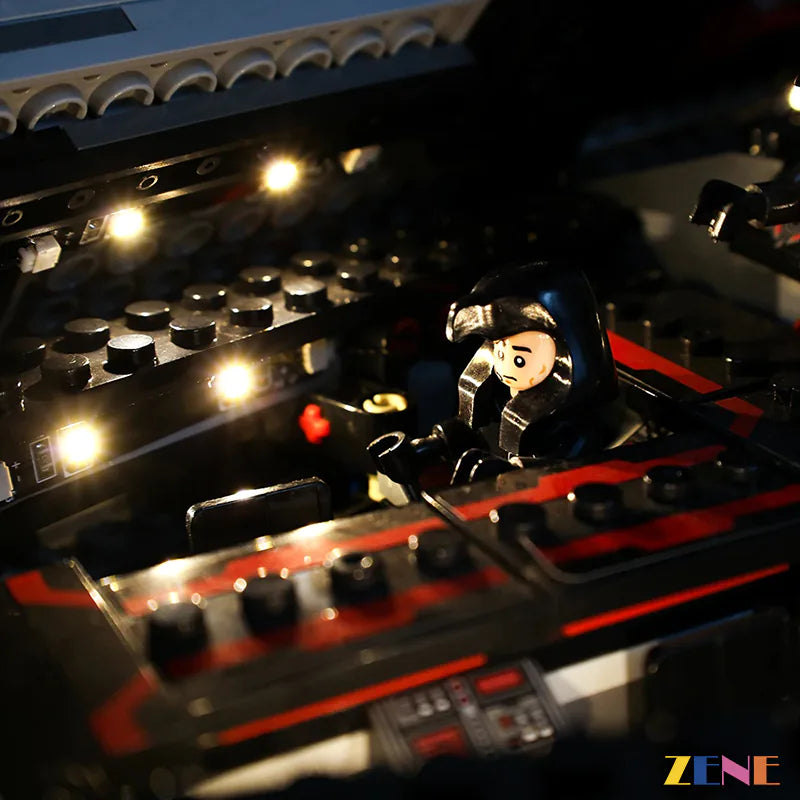 zene bricks Light Kit for LEGO First Order Star Destroyer #75190