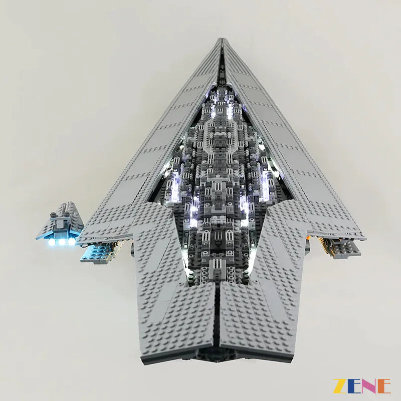 zene bricks Light Kit for LEGO Star Wars Super Star Destroyer #10221