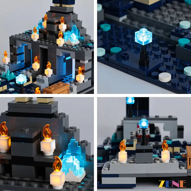 zene bricks Light Kit for LEGO The Crafting Box #21246