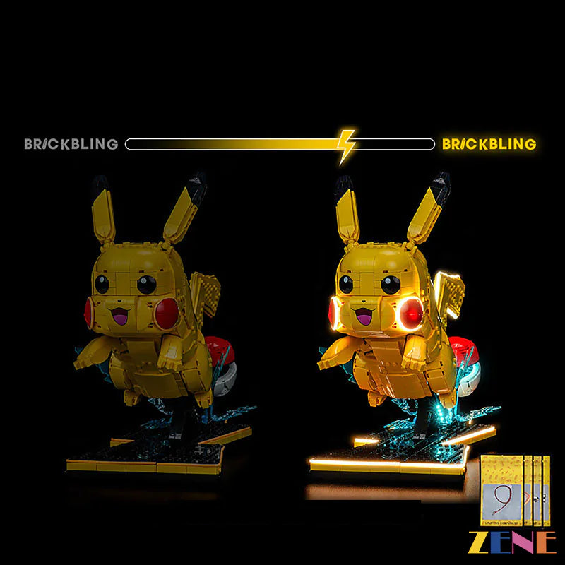 zene bricks Light Kit for Pikachu and Poké Ball#72152