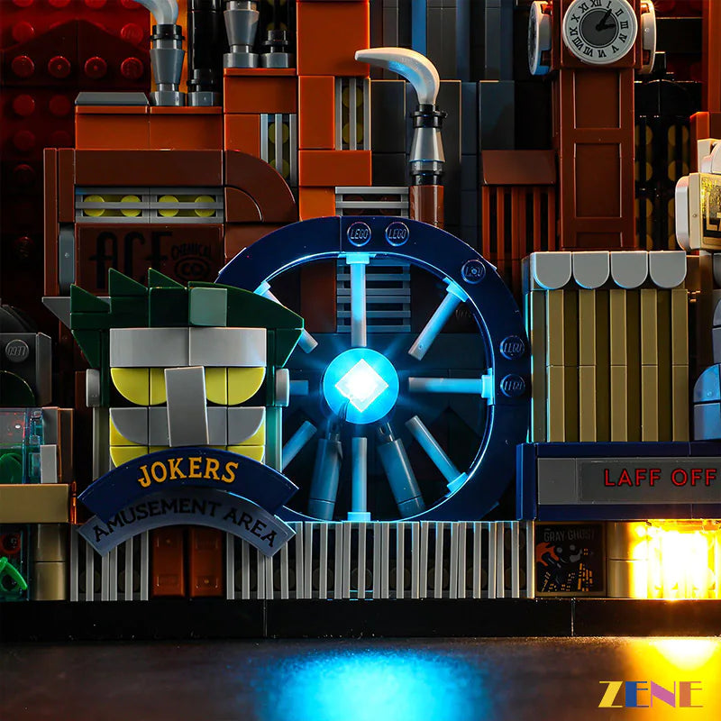 zene bricks Light Kit for LEGO Batman Gotham City #76271 :The Animated Series (Ver. 2)
