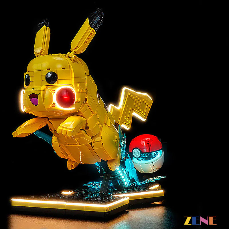 zene bricks Light Kit for Pikachu and Poké Ball#72152