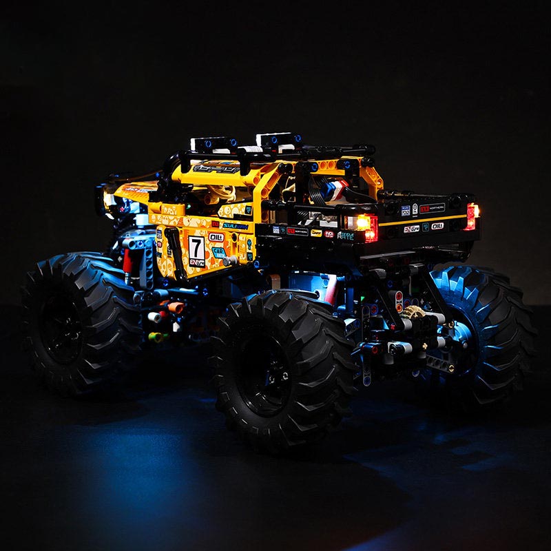 Technic off-roader display lights - ZENE Bricks Light Kit for LEGO® 4X4 X-treme Off-Roader #42099
