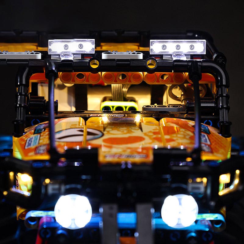 collector 4X4 lighting conversion - ZENE Bricks Light Kit for LEGO® 4X4 X-treme Off-Roader #42099