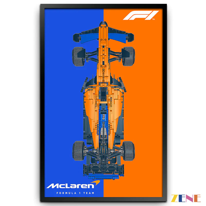 zene bricks Technics' Photo Frame Display Board for LEGO Cars