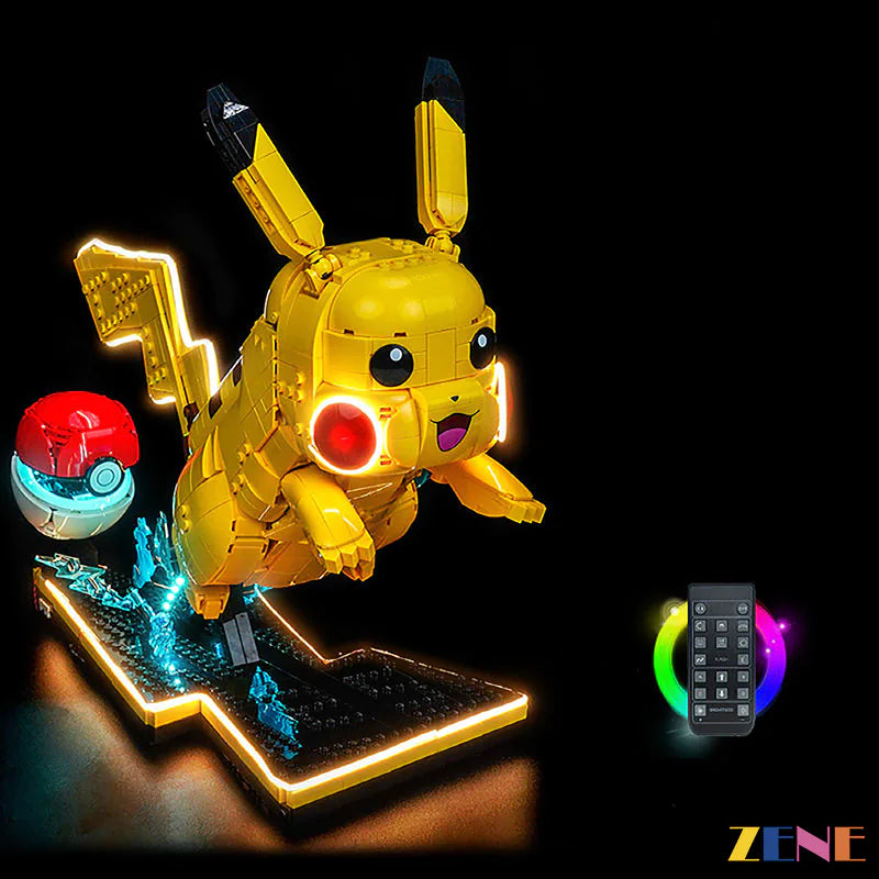 zene bricks Light Kit for Pikachu and Poké Ball#72152