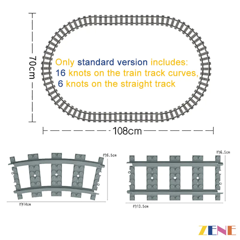 zene bricks Motor Kit for LEGO Downtown Streetcar Train #60423 Power Functions