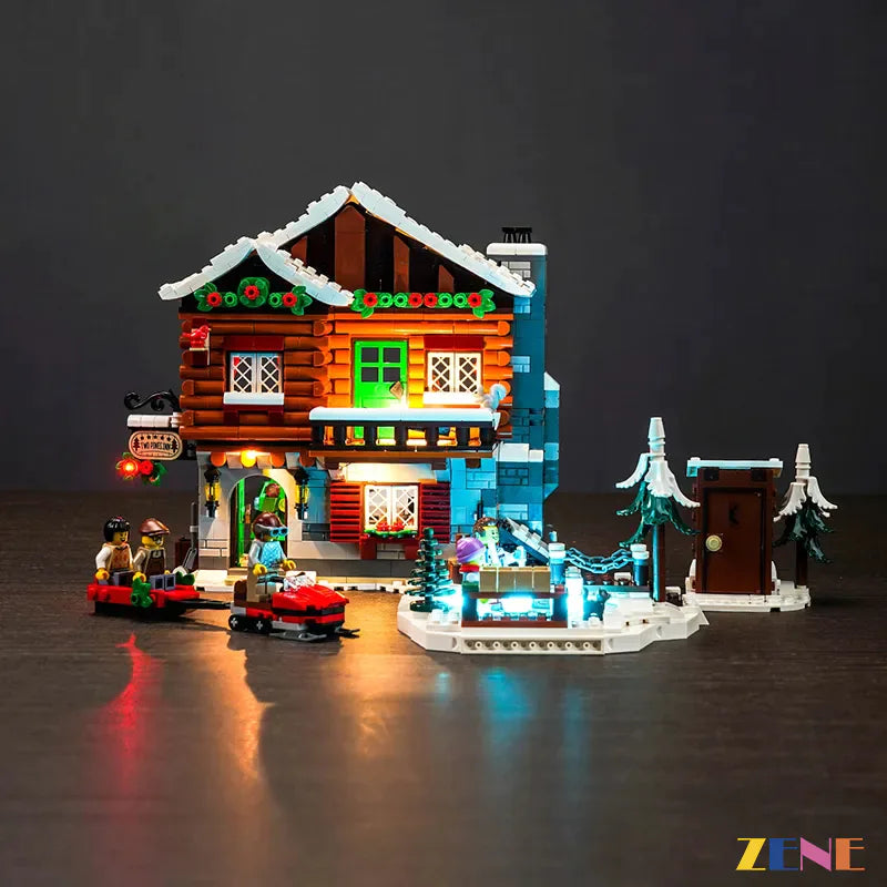 zene bricks Light Kit for Alpine Lodge Icons #10325