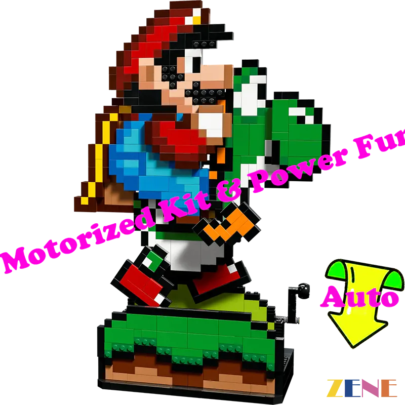 zene bricks Motorized Kit for LEGO Mario and Yoshi #71438 Power Functions