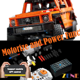 Power Functions Kit for LEGO G500 Mercedes-Benz #42177 RC Motorized Can After Build