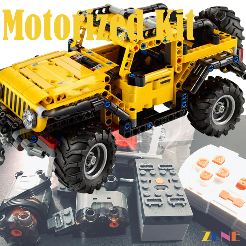 zene bricks Power Functions Kit for LEGO Wrangler Jeep #42122 Motor