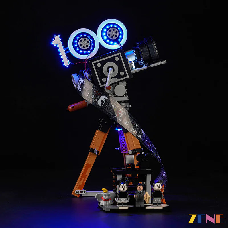 zene bricks Light Kit for LEGO Walt Disney Tribute Camera #43230