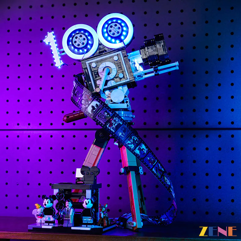zene bricks Light Kit for LEGO Walt Disney Tribute Camera #43230