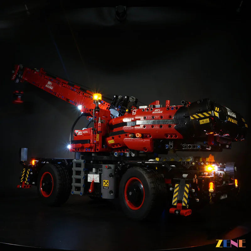 zene bricks Light Kit for LEGO Rough Terrain Crane #42082