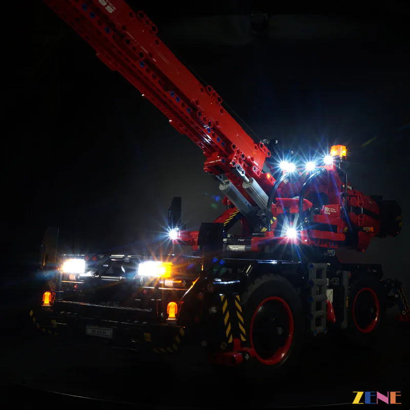 zene bricks Light Kit for LEGO Rough Terrain Crane #42082