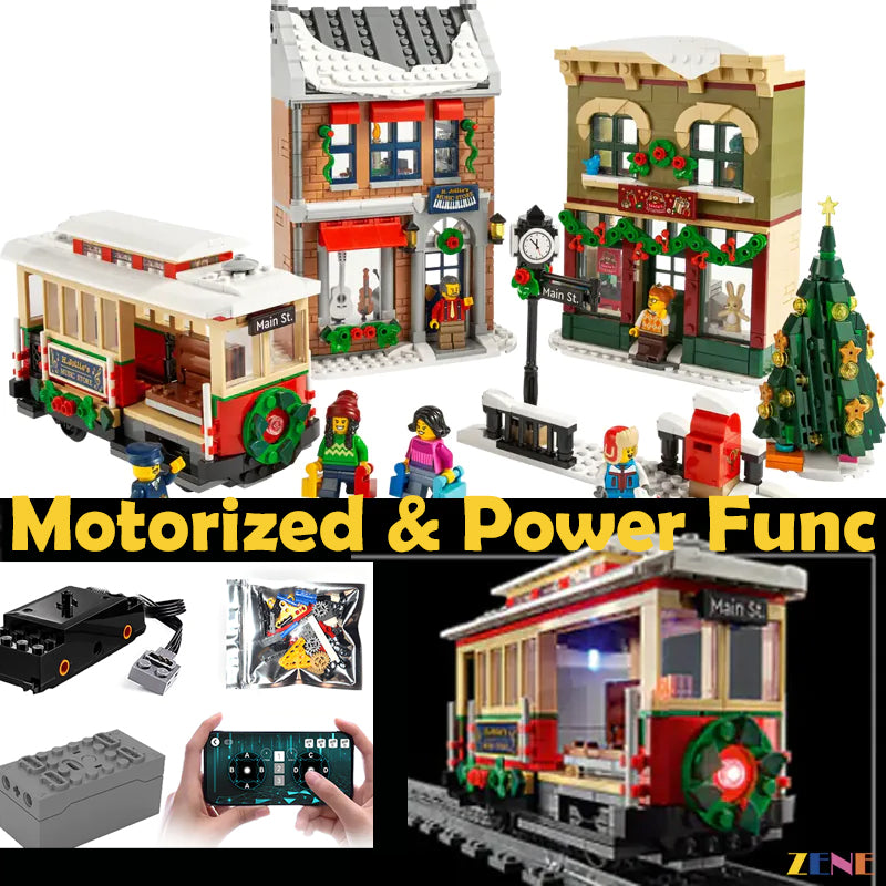 zene bricks Power Functions Kit for LEGO Holiday Main Street Train #10308