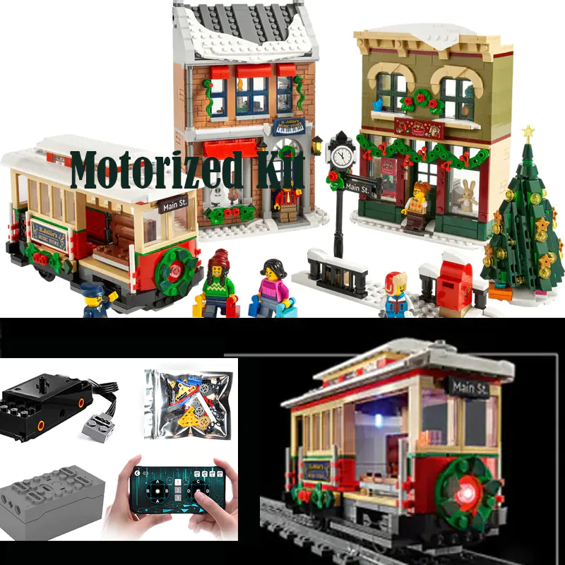zene bricks Power Functions Kit for LEGO Holiday Main Street Train #10308