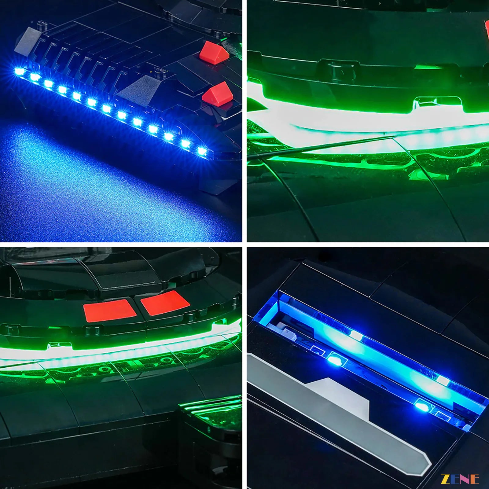 zene bricks Light Kit for SEGA Genesis Console #40926