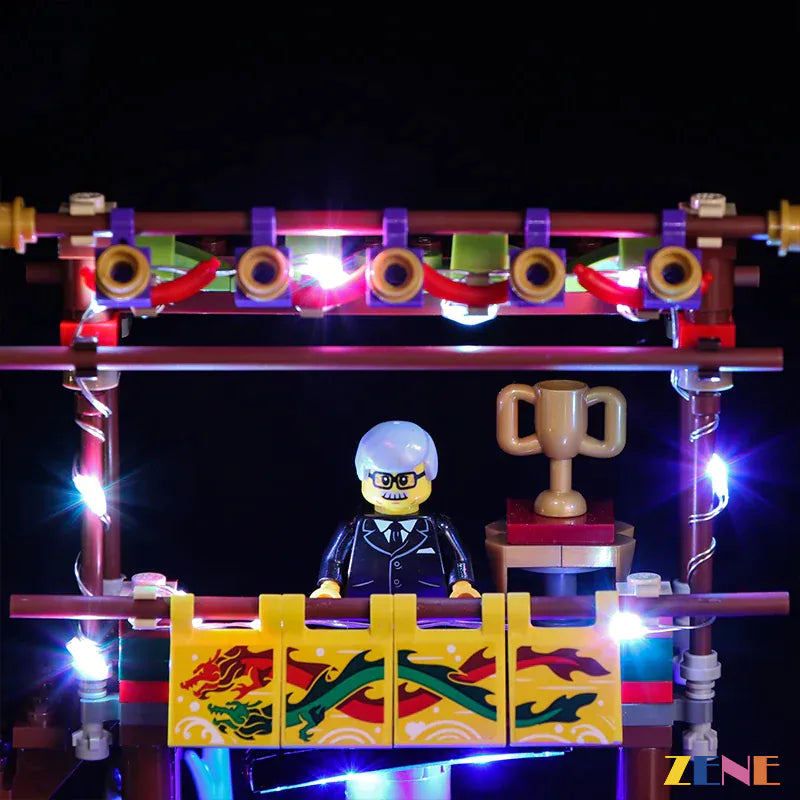 zene bricks Light Kit for LEGO Dragon Boat Race #80103