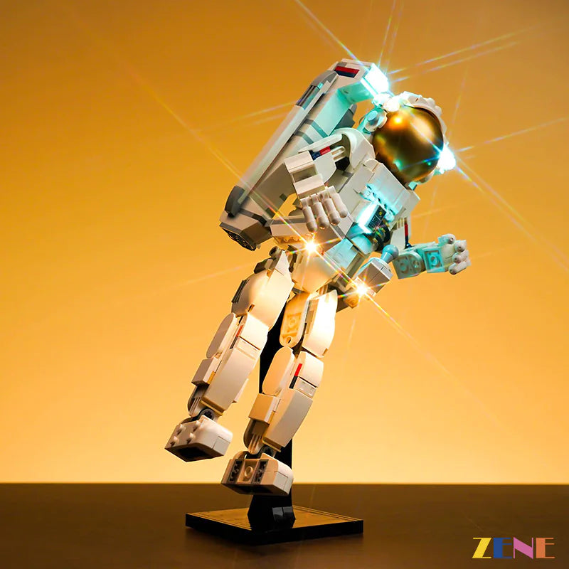 zene bricks Light Kit for LEGO Space Astronaut #31152