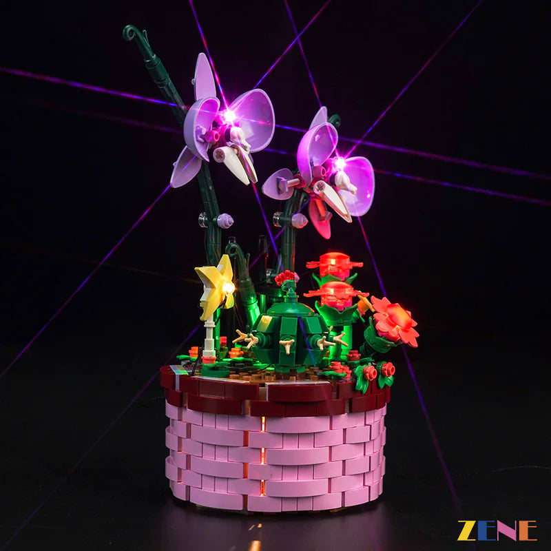 zene bricks Light Kit for LEGO Isabela's Flowerpot Disney #43237