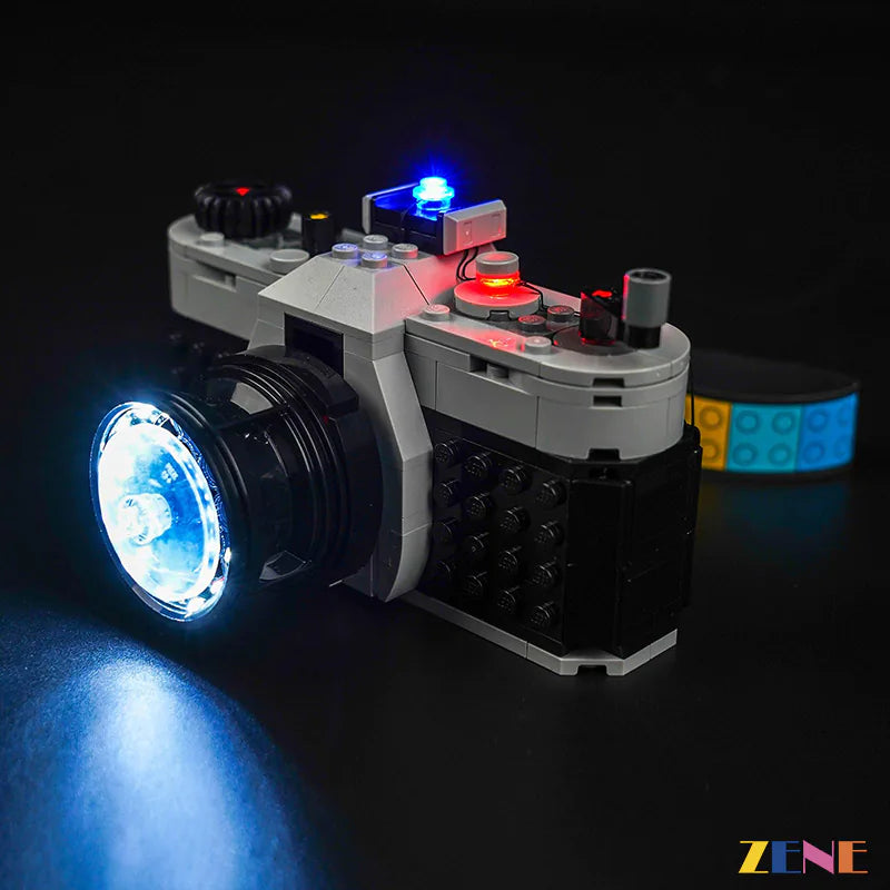 zene bricks Light Kit for LEGO Retro Camera #31147