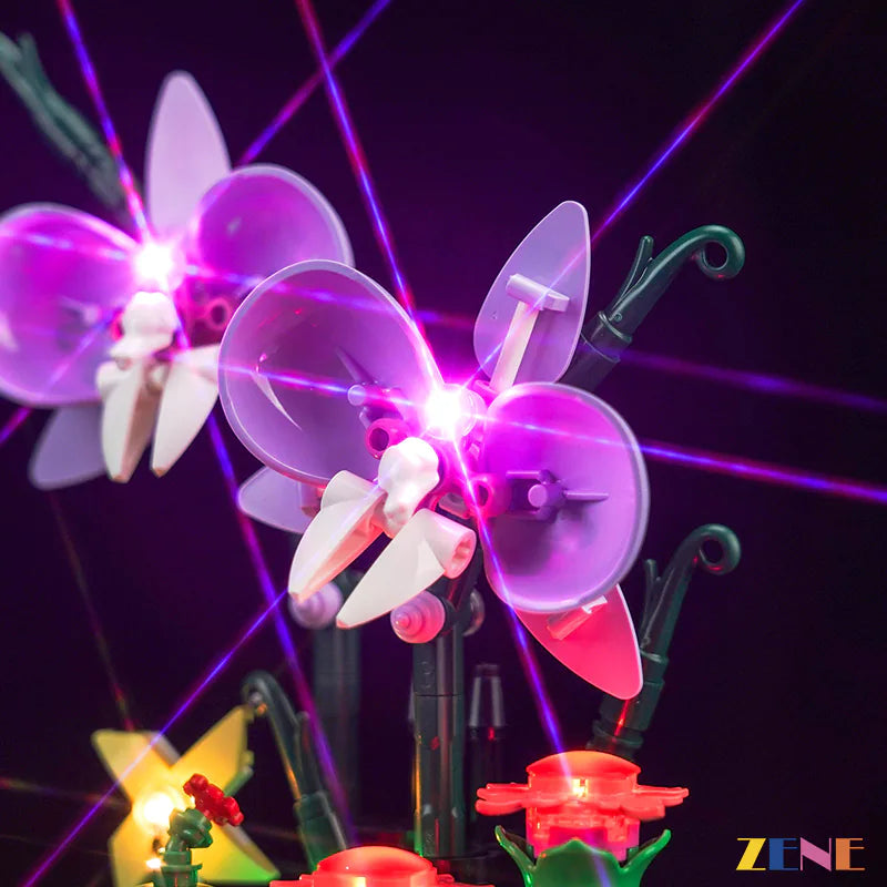 zene bricks Light Kit for LEGO Isabela's Flowerpot Disney #43237