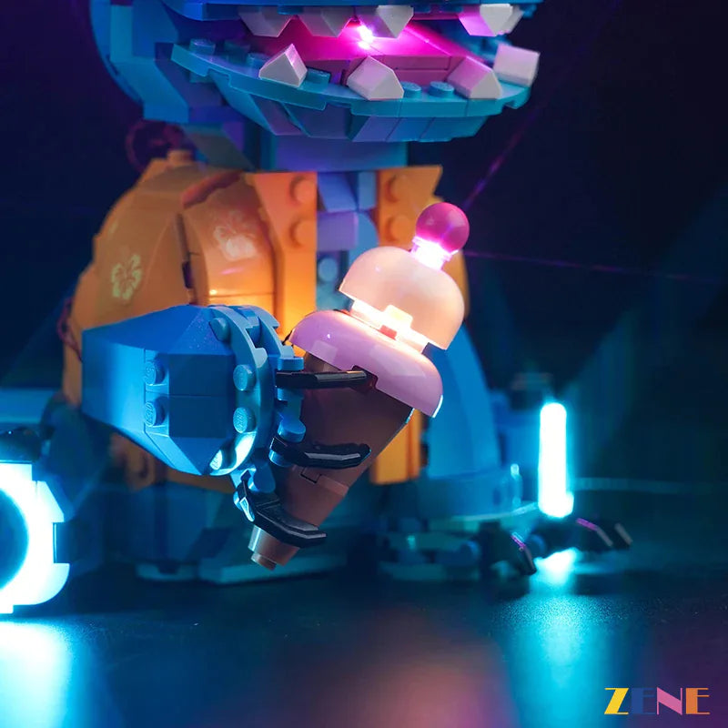 zene bricks Light Kit for LEGO Stitch Disney #43249