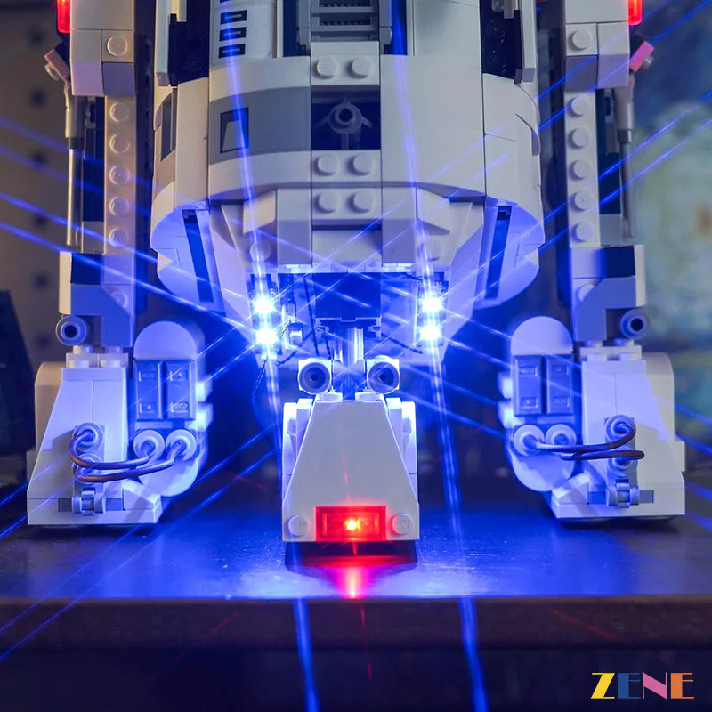 zene bricks Light Kit for LEGO R2-D2 Star Wars #75379