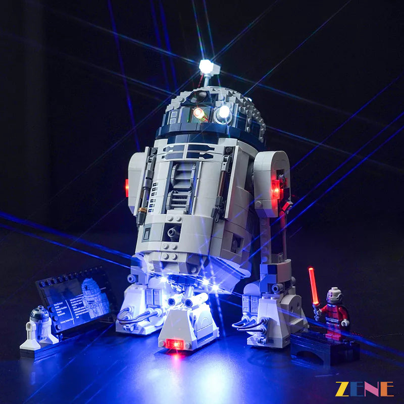zene bricks Light Kit for LEGO R2-D2 Star Wars #75379
