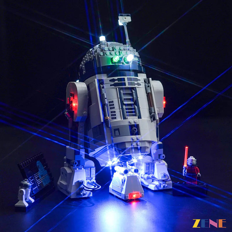 zene bricks Light Kit for LEGO R2-D2 Star Wars #75379