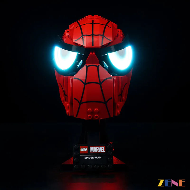 zene bricks Light Kit for LEGO Spider Man Mask #76285