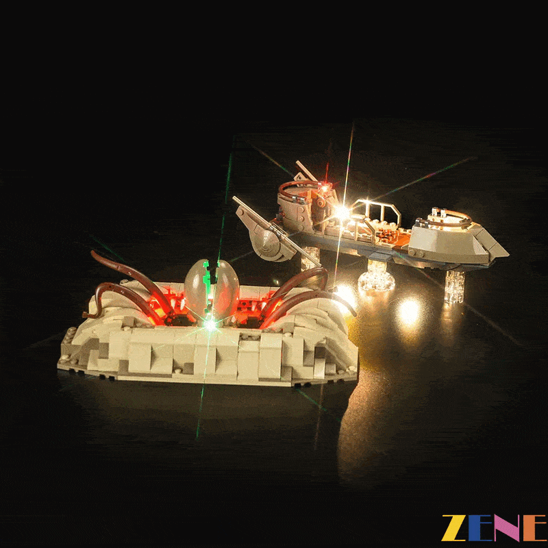 zene bricks Light Kit for LEGO Desert Skiff Sarlacc Pit #75396