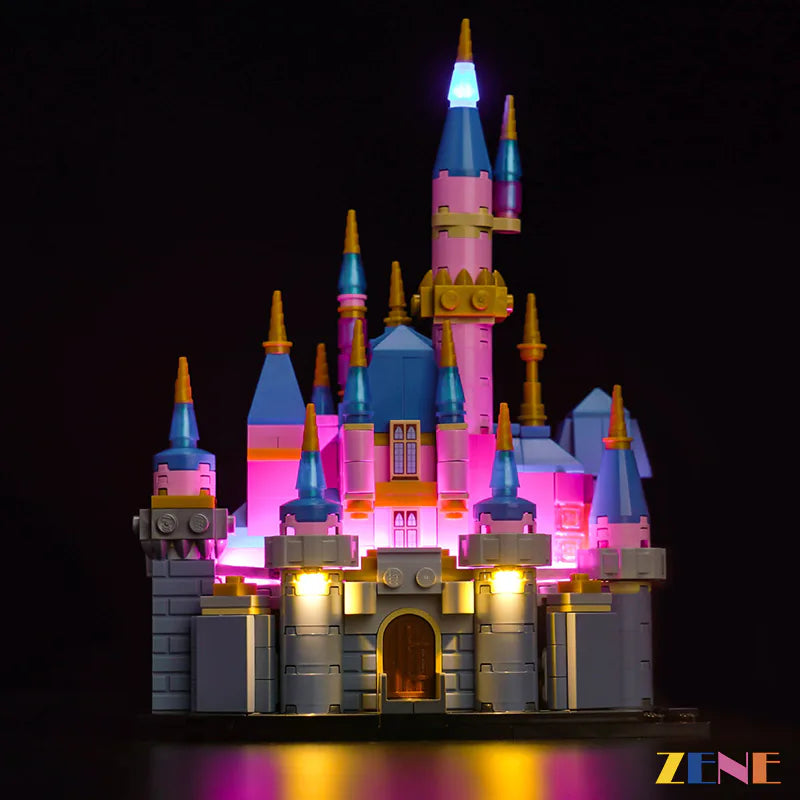 zene bricks Light Kit for Sleeping Beauty Castle LEGO #40720