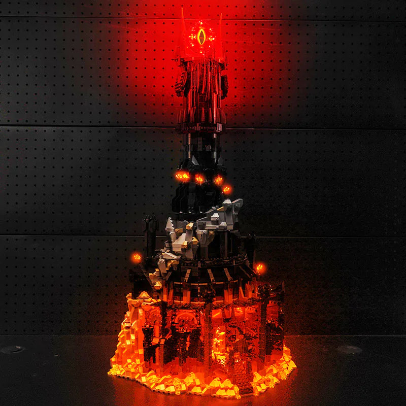 zene bricks Light Kit for LEGO Barad dur Tower the Lord of the Rings #10333