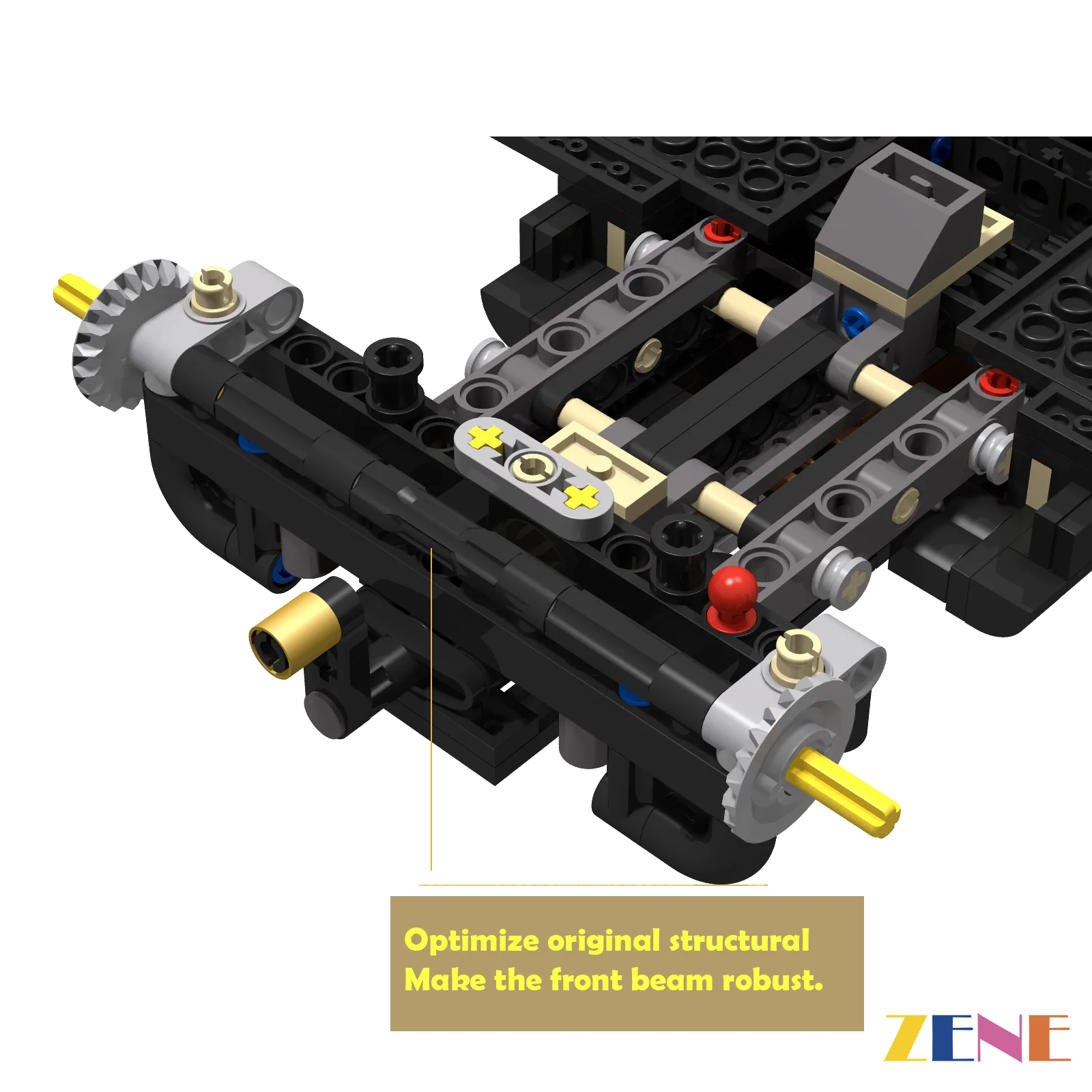 zene bricks Power Function for Ford Model T #11376