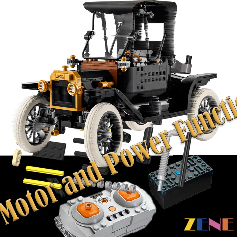 zene bricks Power Function for Ford Model T #11376