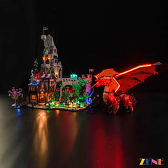 Light Kit for LEGO Dungeons Red Dragon's Tale DND