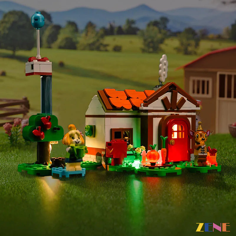 zene bricks Light Kit for LEGO Isabelle's House Visit #77049