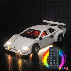Light Kit for Lamborghini Countach 5000 Quattrovalvole LEGO #10337