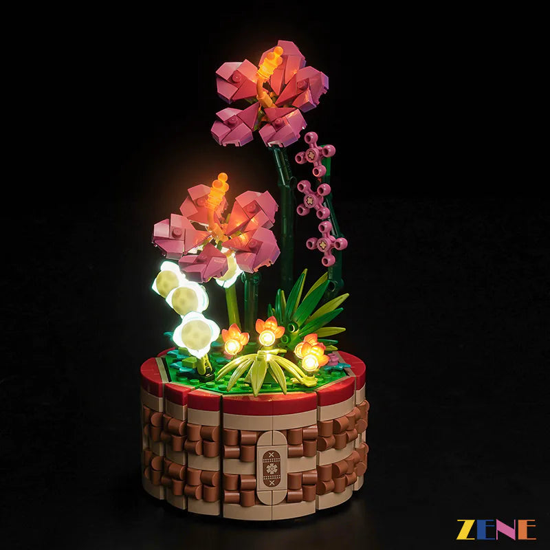 zene bricks Light Kit for LEGO Moana's Flowerpot #43252