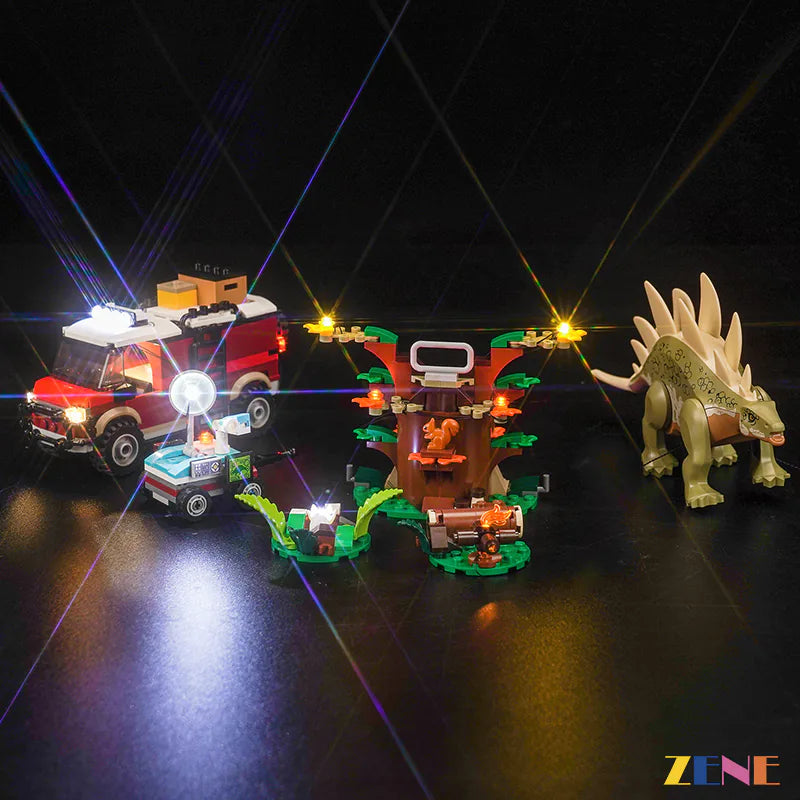 zene bricks Light Kit for LEGO Dinosaur Missions #76965