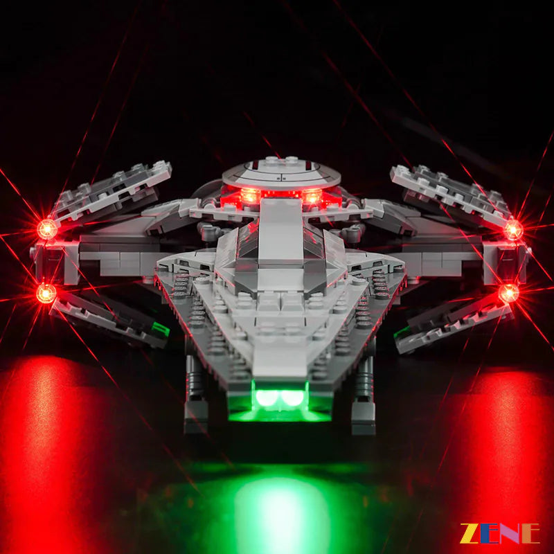 zene bricks Light Kit for LEGO Darth Maul's Sith Infiltrator #75383
