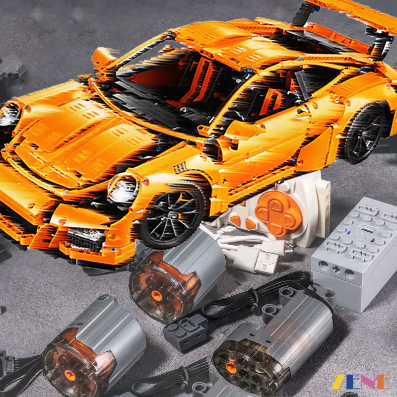 zene bricks Power Functions Kit for LEGO Porsche 911 GT3 RS #42056 (Ver.2)