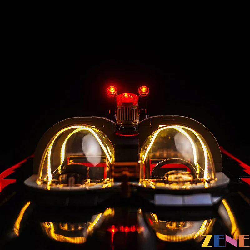 zene bricks Light Kit for LEGO The Classic TV Series Batmobile #76328 Batman