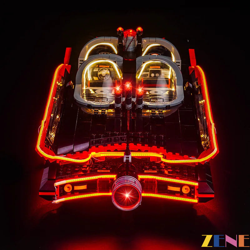zene bricks Light Kit for LEGO The Classic TV Series Batmobile #76328 Batman