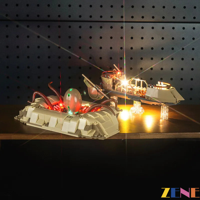 zene bricks Light Kit for LEGO Desert Skiff Sarlacc Pit #75396